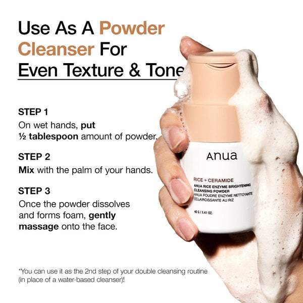 Anua Rice Enzyme Brightening Cleansing Powder — image 4