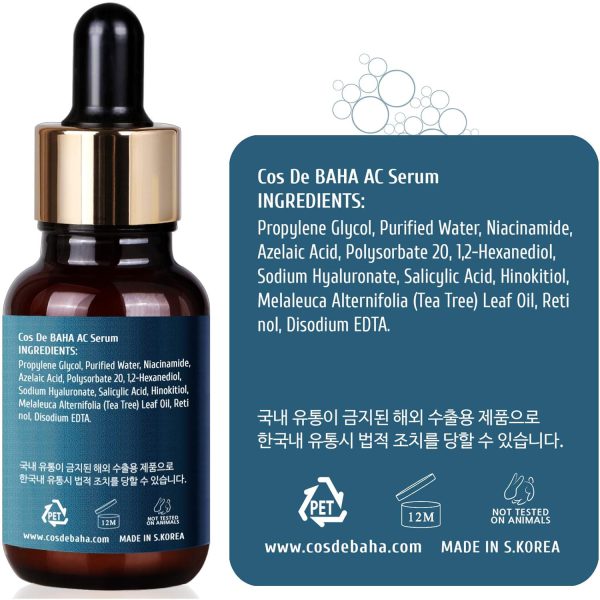 Cos De BAHA Azelaic Acid Hinokitiol Clear Skin Serum — image 4