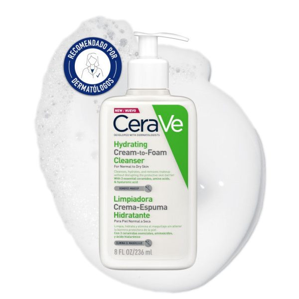 CeraVe Hydrating Cream-to-Foam Cleanser