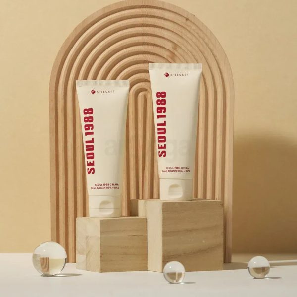 K-Secret Seoul 1988 Cream : Snail Mucin 93% + Rice