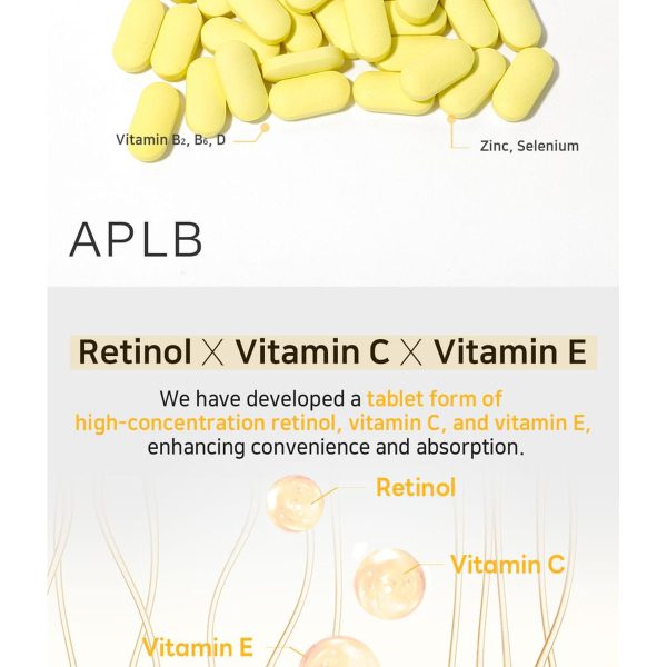 APLB Retinol Vitamin C Vitamin E Beauty Tablet