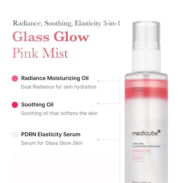 Medicube PDRN Pink Glutathione Serum Mist