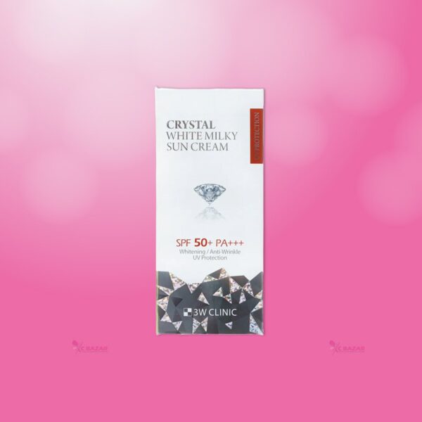 3W Clinic Crystal White Milky Sun Cream SPF50+