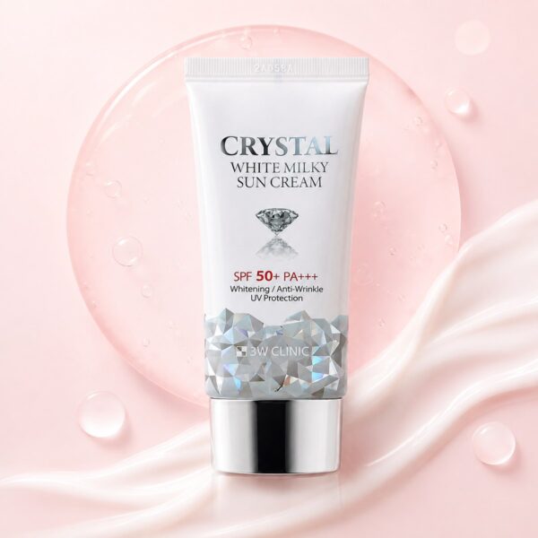3W Clinic Crystal White Milky Sun Cream SPF50+