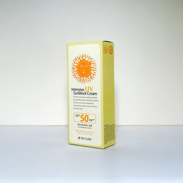 3W Clinic Intensive UV Sunblock Cream SPF50+ PA+++ 3W Clinic Intensive UV Sunblock Cream SPF50+ PA+++