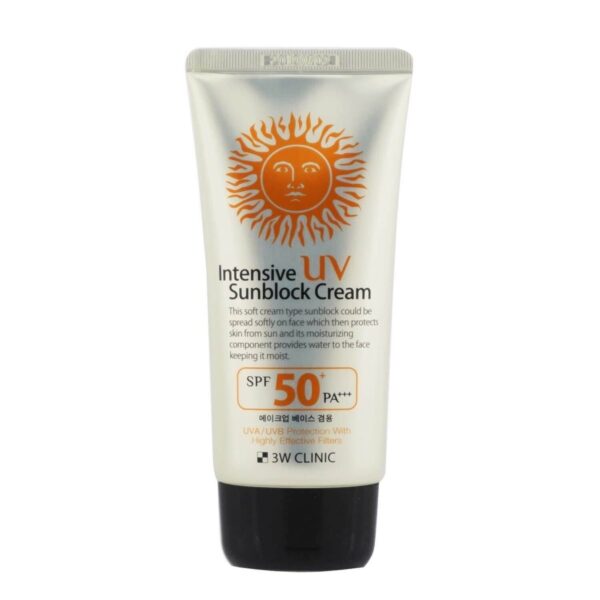 3W Clinic Intensive UV Sunblock Cream SPF50+ PA+++ 3W Clinic Intensive UV Sunblock Cream SPF50+ PA+++