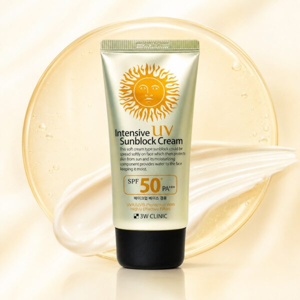 3W Clinic Intensive UV Sunblock Cream SPF50+ PA+++ 3W Clinic Intensive UV Sunblock Cream SPF50+ PA+++