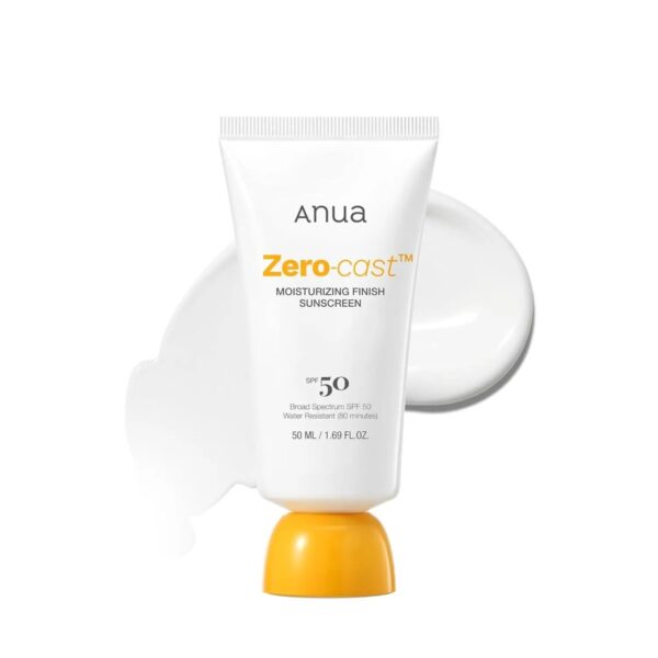 Anua Zero-Cast Moisturizing Finish Sunscreen SPF50+ PA++++