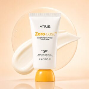Anua Zero-Cast Moisturizing Finish Sunscreen SPF50+ PA++++
