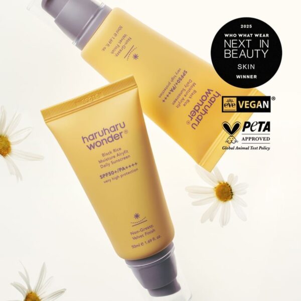 Haruharu Wonder Black Rice Moisture Airyfit Daily Sunscreen SPF50+ PA++++