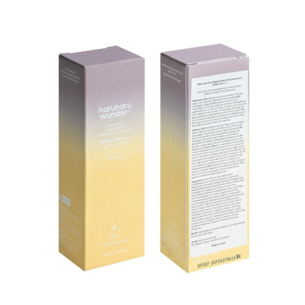Haruharu Wonder Black Rice Pure Mineral Relief Daily Sunscreen SPF50+ PA++++