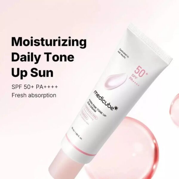 Medicube PDRN Pink Tone Up Sun Cream SPF50+ PA++++