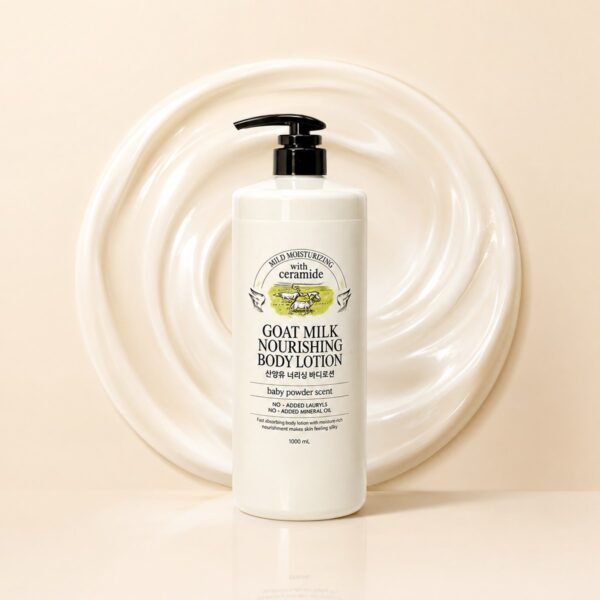 On The Body Goat Milk Nourishing Body Lotion Baby Powder