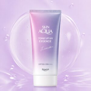 Skin Aqua Tone Up UV Essence SPF50+ PA++++ Lavender