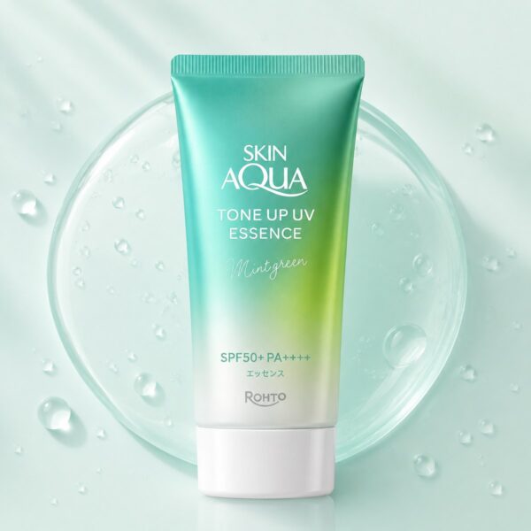Skin Aqua Tone Up UV Essence SPF50+ PA++++ Mint Green