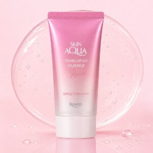 Skin Aqua Tone Up UV Essence SPF50+ PA++++ Rose