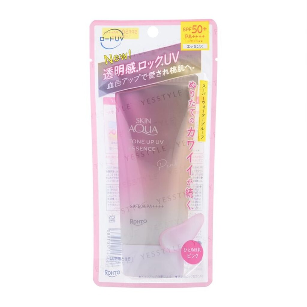 Skin Aqua Tone Up UV Essence Rose